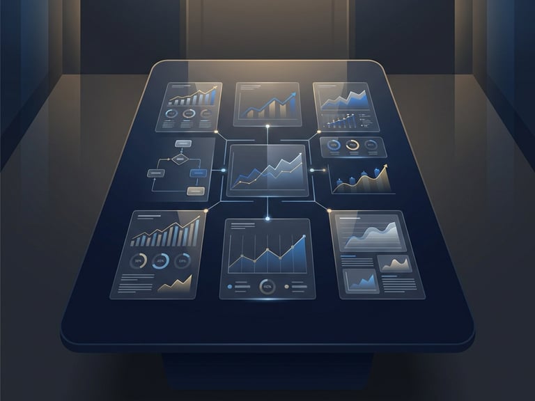 Financial dashboards and KPI reporting tools illustrating The 3 Pillars fractional CFO framework for