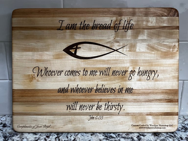 large engraved charcuterie