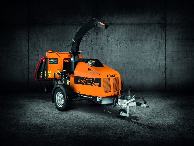 Jaudīgs dīzeļa zaru smalcinātājs FORST ST8D 55 ZS