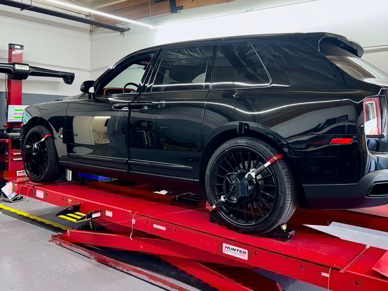 SUV wheel alignment - Rolls Royce Cullinan