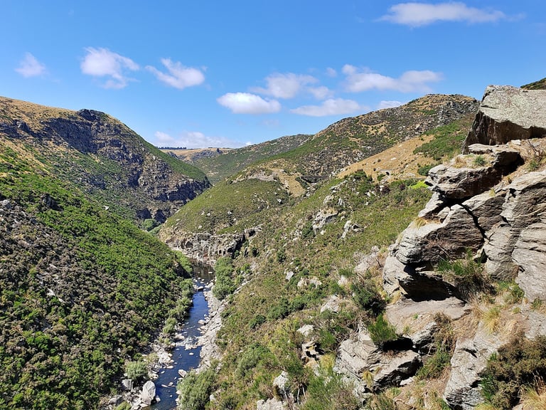 The Taieri Gorge in New Zealand is incredibly beautiful