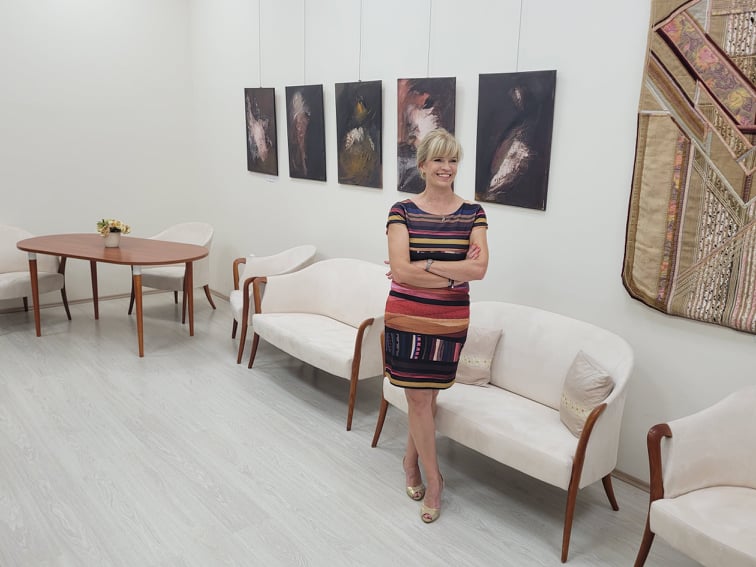 FADO SERIES//Sold /Private property,  middle three/Snapshot at the exhibition