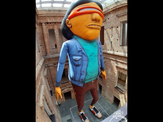 Intervenção dos artistas Os Gêmeos Pinacoteca