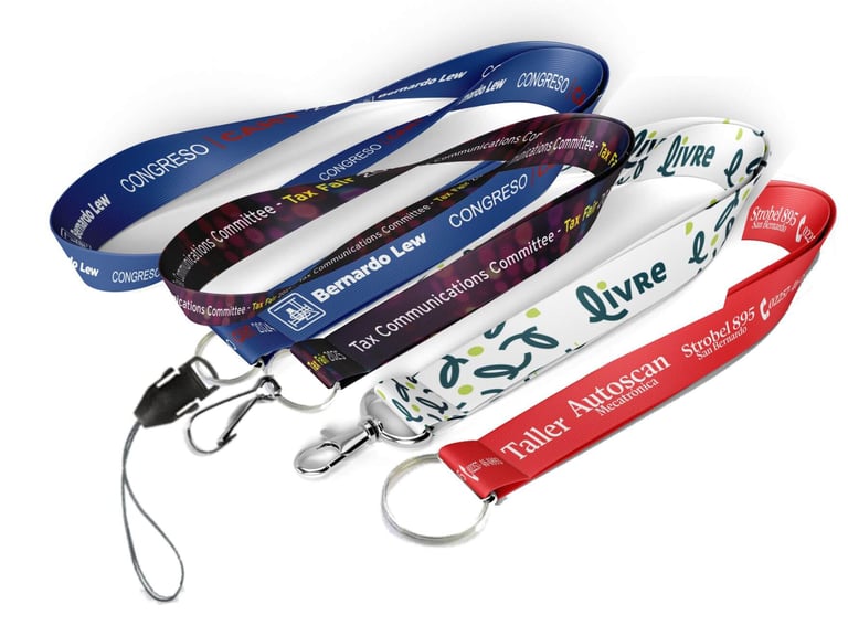 Cintas lanyard personalizadas y acreditaciones para eventos y congresos corporativos