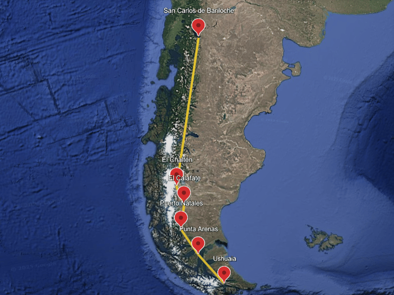 Itinerario di 2 settimane in Patagonia