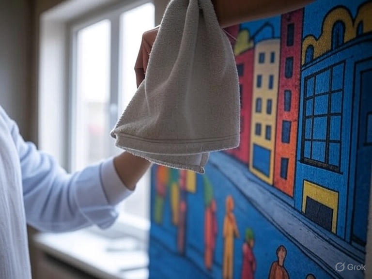 how to clean a custom mural in nj