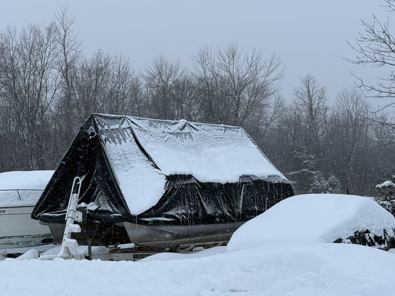 Winter cover in action