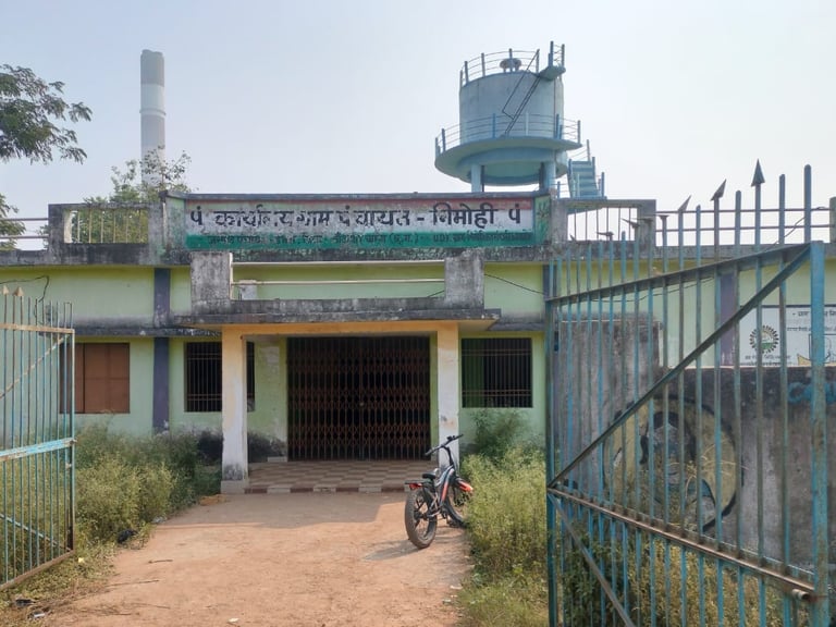 cycle image in the panchayat bhawan
