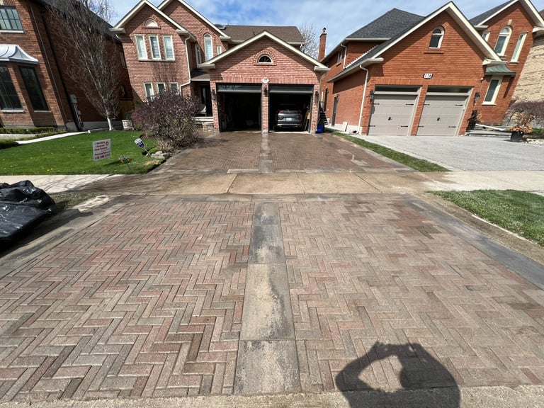 Interlock driveway