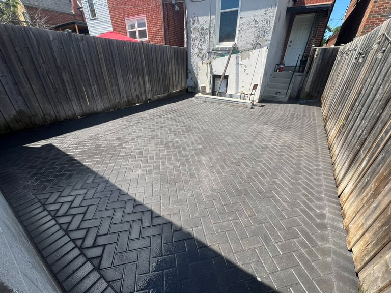 Backyard Paver patio