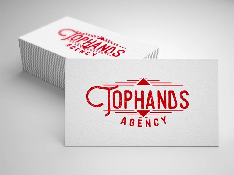Logotipo kūrimas įmonei  Tophands agency