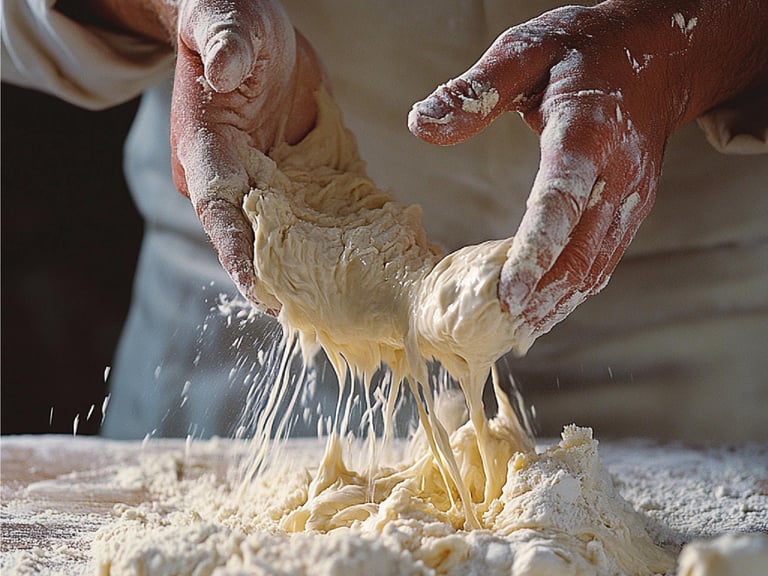 Dough Strength & Handling in the hand of a baker
