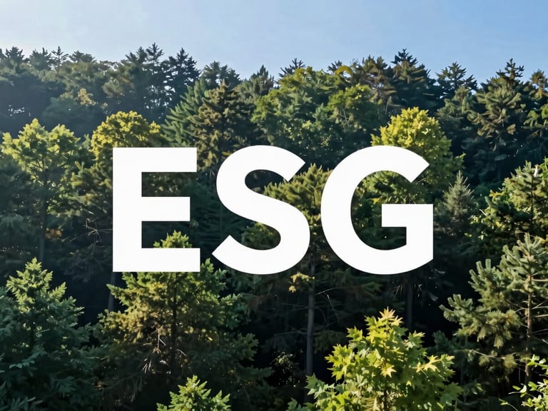 Macro detail of a data interface displaying ESG metrics, crisp architectural photography, bright morning daylight, cool forest greens and deep blues, sharp focus, 35mm