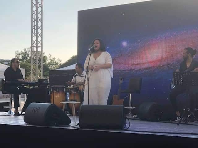 Tatyana Trifonova performing for the Embassy of United States of America in Rabat, Morocco.