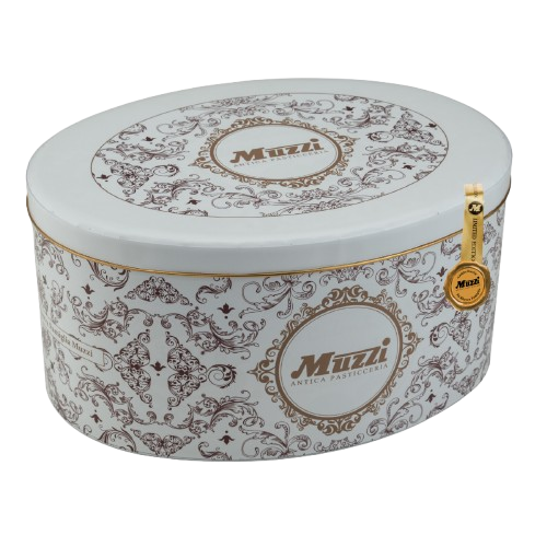 Latta decorata della collezione Riserva Famiglia Muzzi Le Sinfonie