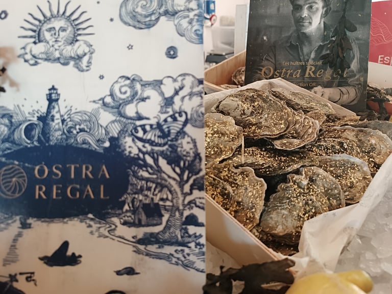 Selezione di ostriche Ostra Regal servite al Bistrot Pedol Porta Nuova