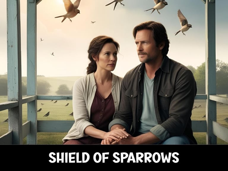 a man and woman sitting on a porch