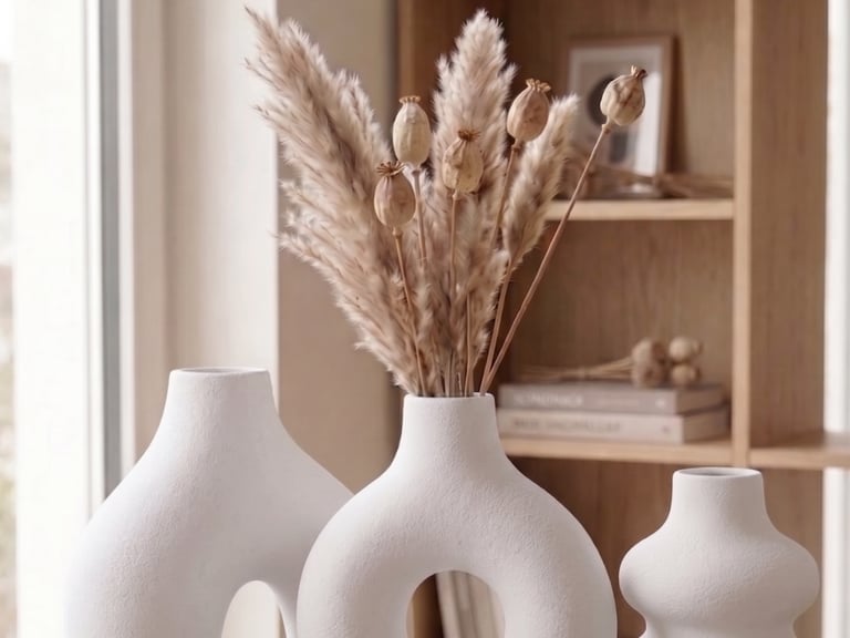 Florero 3D impresión diseño orgánico decoración hogar Argentina