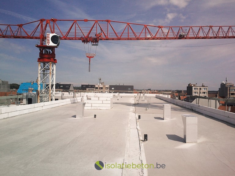 Hellingsbeton, schuimbeton nieuwbouw