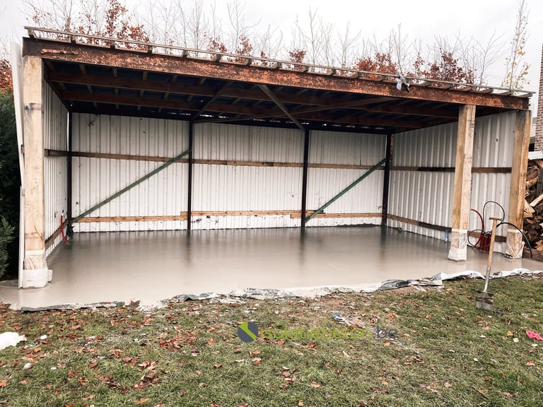 fundering poolhouse schuimbeton