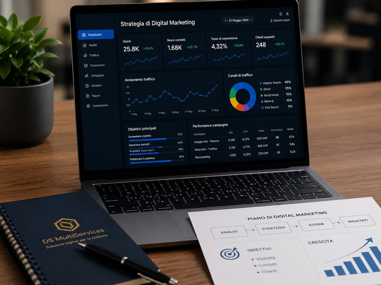 Strategia di Digital Marketing per aumentare visibilità, contatti e clienti a Lugano e in Ticino