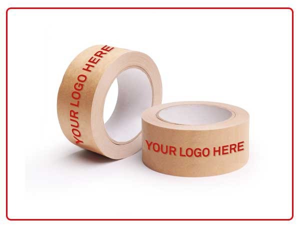 2 roll of tape with "your logo here"