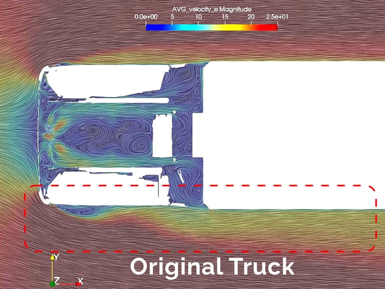 Designbykoorosh.dom-Aerodynamic-Simulation-QHM-AERO-Hydrogen-Truck-Designed-by-Koorosh-Shojaei-2