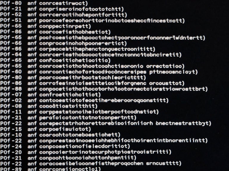 Terminal screenshot of perf stat output with annotated callout lines pointing to specific counter rows, white monospace text on a near-black background, full-width frame with no margin, crisp pixel-perfect rendering, no motion blur