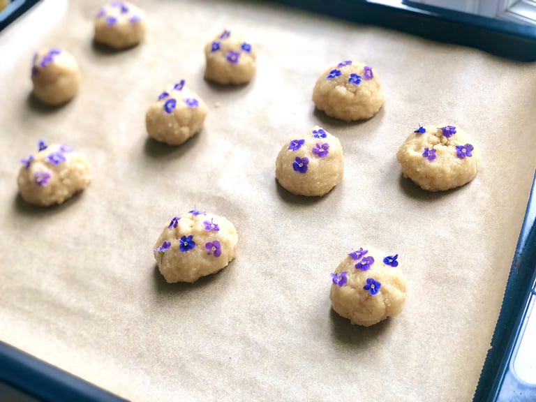 Biscuit aux fleurs de merisier