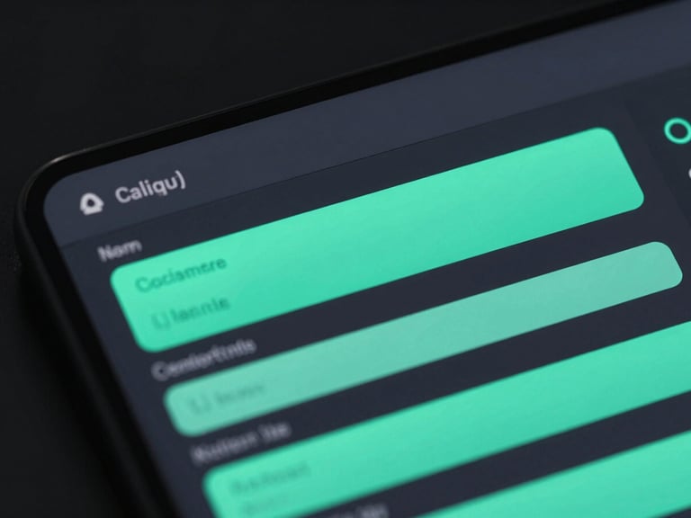 Sleek dark software interface showing structured legal document analysis, glowing teal highlights, deep slate background, macro sharp focus