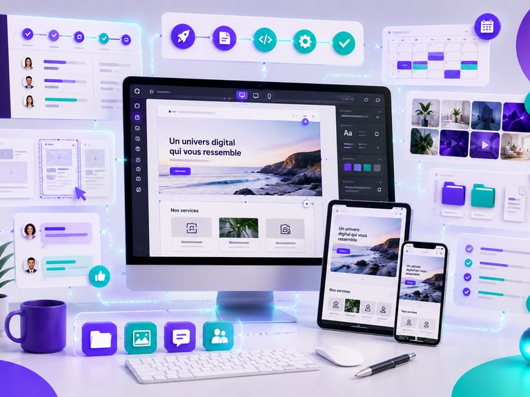 Chez novasphère studio, nous vous accompagnons dans la création d'un site web unique et moderne