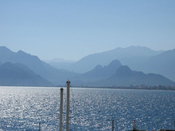 How many blues can you count? Turkey