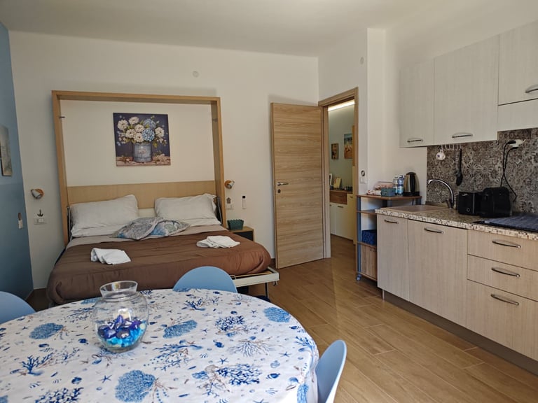 Soggiorno con cucina
