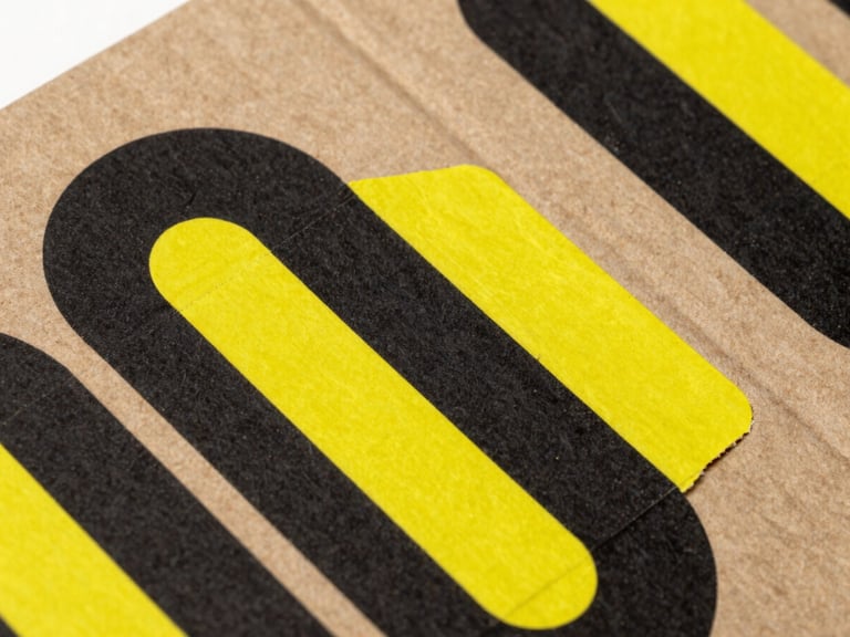 Close-up of unfolded cardboard packaging showing perfect die-cuts and structural folds, high-contrast studio lighting, raw texture.