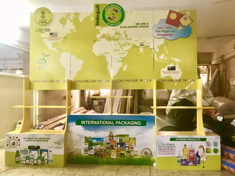 quality print, digitally cut exhibition booth
