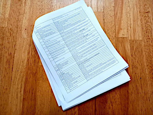 image of a nomenclature and style sheet