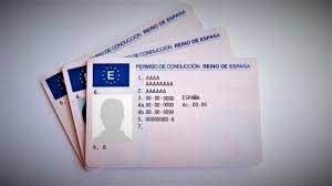foto de un pase de conducir europeo