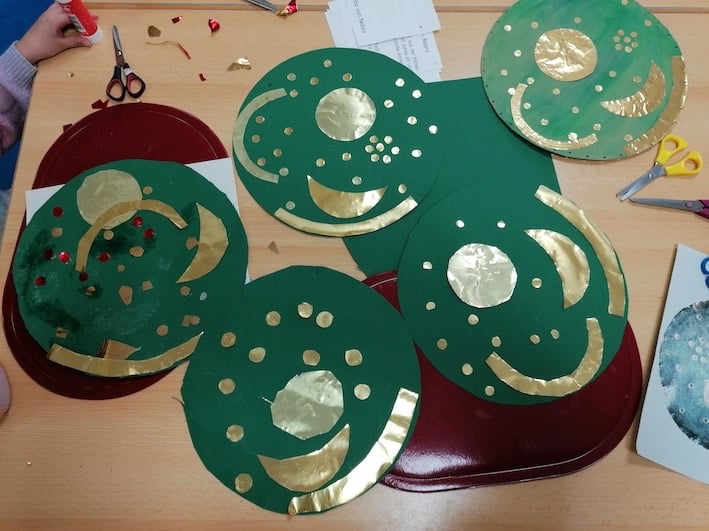 gebastelte Himmelsscheiben von Nebra