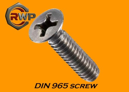 DIN 965 Phillips Flat Head Machine Screw