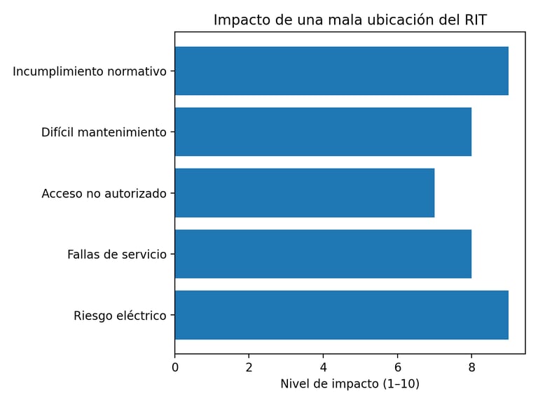 Impacto de una mala ubicación del RIT