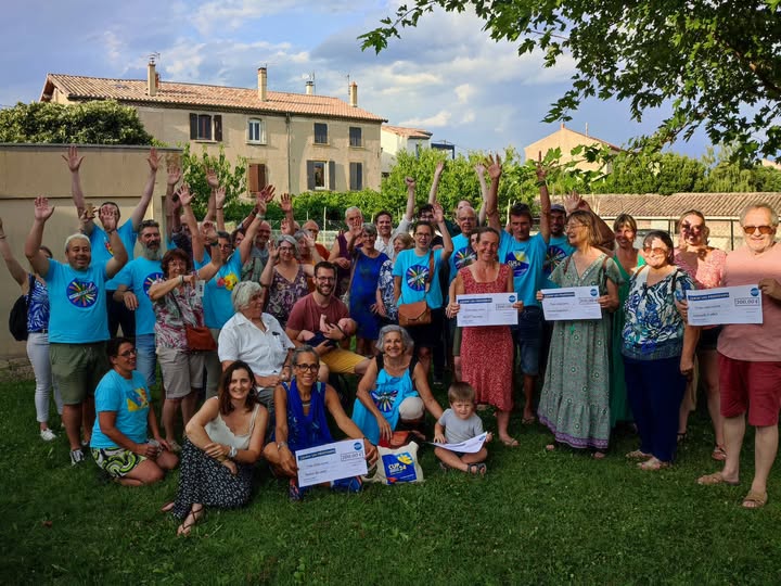 Photo de groupe des bénévoles CUP et Tournon en Commun