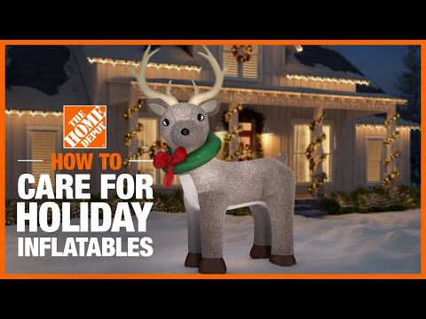 Caring for holiday inflatables