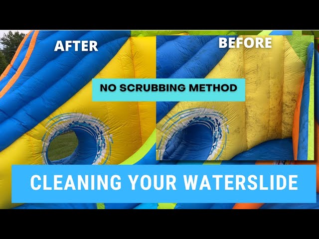 Cleaning your inflatable slide