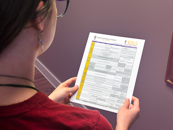 Iowa Catholic Radio Show Schedule and Radio Schedule