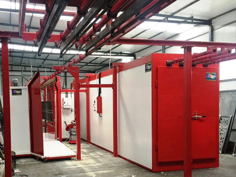 dây chuyền sơn tĩnh điện