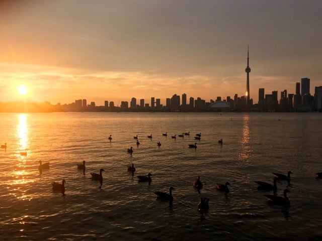 Toronto Island Skyline Kanada Annerschtwo