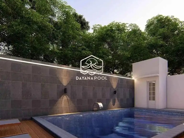 Desain 3D kolam renang impian di Bandung oleh DayanaPool.
