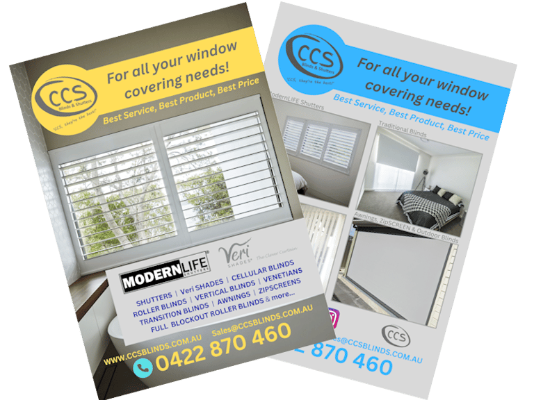 CCS Blinds & Shutter A5 Letterbox Flyer