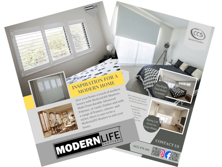 CCS Blinds & Shutters Tamworth Brochures