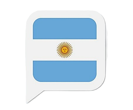 Argentina-flag-inside-speech-bubble